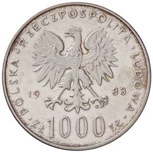 ESTERE - POLONIA - Repubblica  - 1.000 Zloty ... 