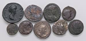 LOTTI - Imperiali  Lotto di 9 monete