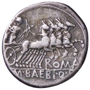 ROMANE REPUBBLICANE - BAEBIA - M. Baebius Q. ... 