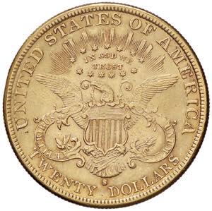 ESTERE - U.S.A.  - 20 Dollari 1888 S - ... 