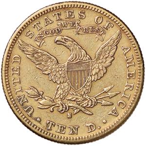 ESTERE - U.S.A.  - 10 Dollari 1886 S - ... 
