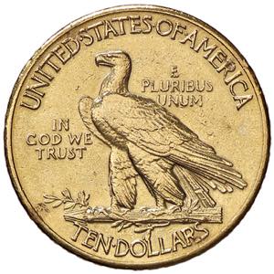 ESTERE - U.S.A.  - 10 Dollari 1926 - Indiano ... 