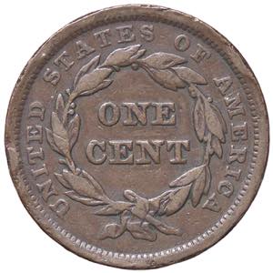 ESTERE - U.S.A.  - Cent 1842 - Braided Hair ... 