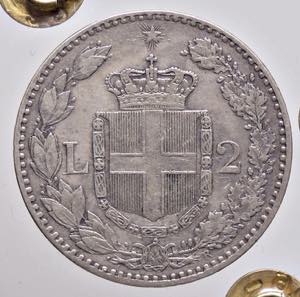 SAVOIA - Umberto I (1878-1900) - 2 Lire 1885 ... 