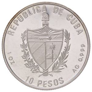 ESTERE - CUBA - Repubblica  - 10 Pesos 1991 ... 