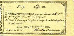CARTAMONETA - SARDO-PIEMONTESE - Cassa di ... 