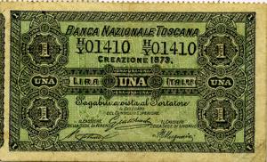 CARTAMONETA - TOSCANA - Banca Nazionale ... 