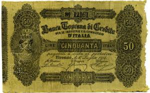 CARTAMONETA - TOSCANA - Banca Toscana di ... 
