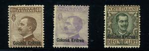 FILATELIA - COLONIE E POSSEDIMENTI - ERITREA ... 