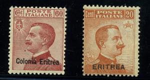 FILATELIA - COLONIE E POSSEDIMENTI - ERITREA ... 