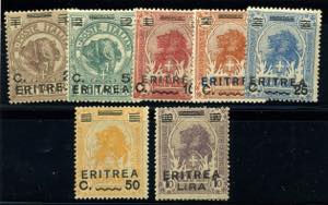 FILATELIA - COLONIE E POSSEDIMENTI - ERITREA ... 