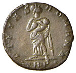 ROMANE IMPERIALI - Teodora  - AE 4 (Treviri) ... 