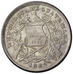 ESTERE - GUATEMALA - Repubblica  - Peso 1882 ... 