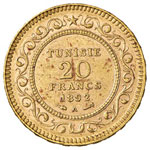 ESTERE - TUNISIA - Ali Bey (1882-1902) - 20 ... 