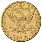 ESTERE - U.S.A.  - 10 Dollari 1881 - Liberty ... 