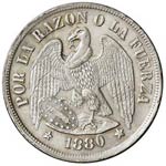 ESTERE - CILE - Repubblica  - Peso 1880 Kr. ... 