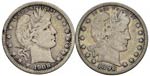 ESTERE - U.S.A.  - Quarto di dollaro 1898 e ... 