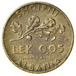 SAVOIA - Albania  - 0,05 Lek 1940 XVIII Pag. ... 