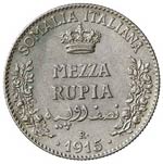 SAVOIA - Somalia  - Mezza Rupia 1915 Pag. ... 