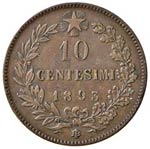 VARIE - Gettoni  Satirico, 10 centesimi 1893