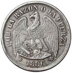 ESTERE - CILE - Repubblica  - Peso 1886 Kr. ... 