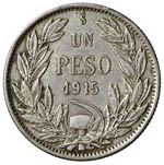 ESTERE - CILE - Repubblica  - Peso 1915 Kr. ... 