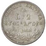 SAVOIA - Eritrea  - 2 Lire 1896 Pag. 633; ... 