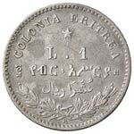 SAVOIA - Eritrea  - Lira 1891 Pag. 635; ... 