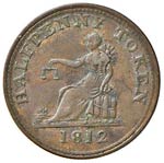 VARIE - Gettoni  1/2 penny 1812