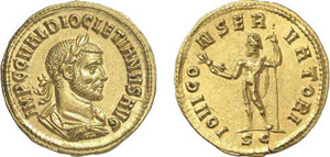86-Dioclétien (285-306)
Aureus - ... 