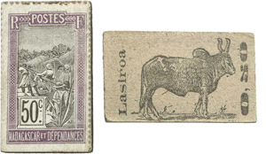 626-Madagascar
50 centimes / ... 