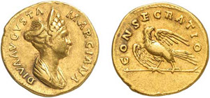 58-Marciane (105-114) Aureus - ... 