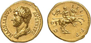61-Hadrien (117-138) Aureus - Rome ... 