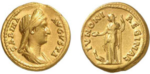 63-Sabine (128-136) Aureus - Rome ... 