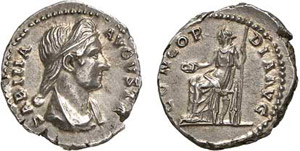 64-Sabine (128-136) Denier - Rome ... 