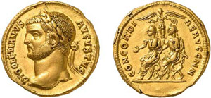 108-Dioclétien (284-305) Aureus - ... 