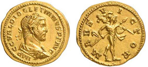 110-Dioclétien (284-305) Aureus - ... 