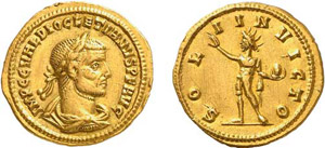 111-Dioclétien (284-305) Aureus - ... 