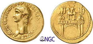 35-Néron Drusus Aureus - Rome ou ... 