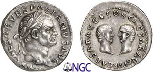 42-Vespasien (69-79) Denier - Rome ... 