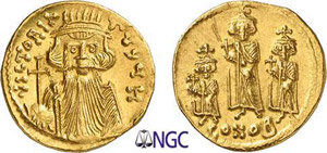 113-Constans II (641-668) Solidus ... 