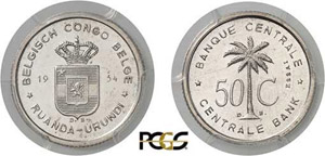 492-Congo Belge Ruanda-Urundi ... 