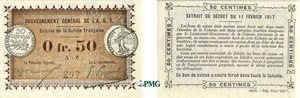 848-Guinée 0.50 franc - Décret ... 