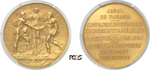 1105-Panama (Canal de) Médaille ... 