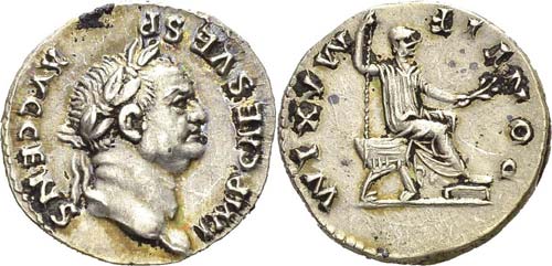 Vespasien (69-79) 
Denier - Rome ... 