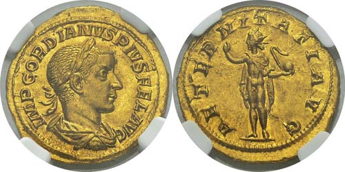 Gordien III (238-244) 
Aureus - ... 
