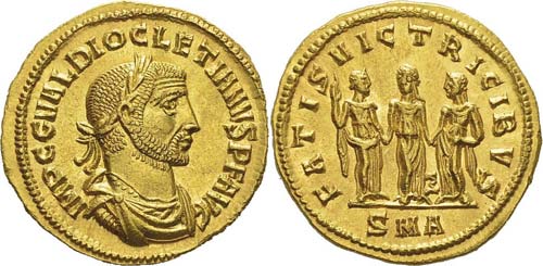 Dioclétien (284-305) 
Aureus - ... 