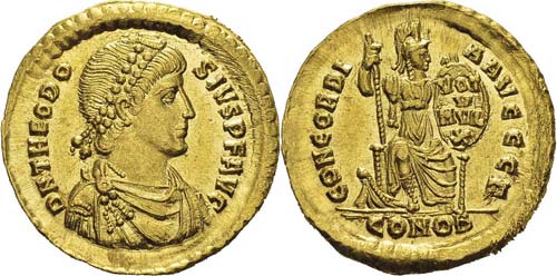 Théodose  Ier  (379-395) 
Solidus ... 