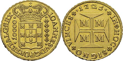 Brésil
Jean V (1706-1750)
10000 ... 