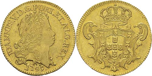 Brésil
Jean V (1706-1750)
6400 ... 